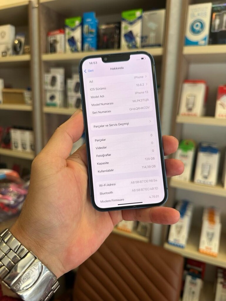 13 128 gb orjinal hatasız açılmamış chz tr pil 78 2 ay tr garantili - 6