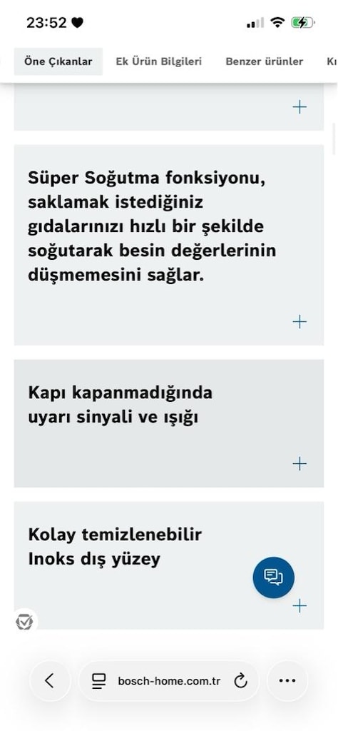 Bosch KGN56VI30N 559 L No-Frost Buzdolabı – Temiz, Az kullanıldı - 3