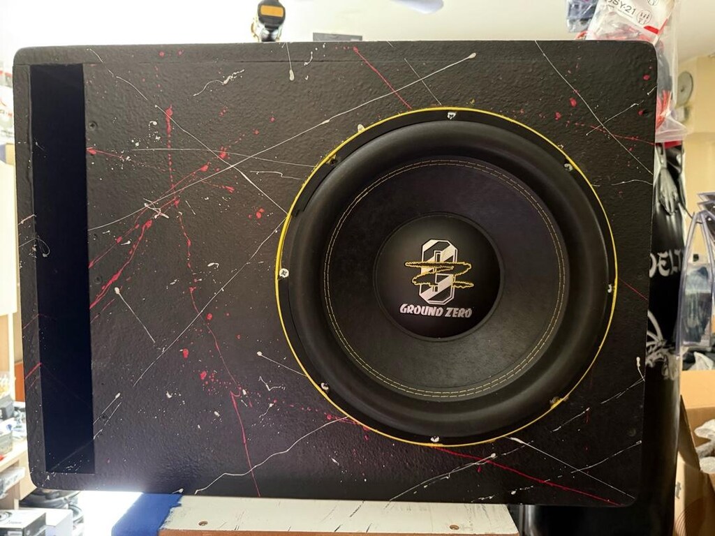 GROUND ZERO GZHW 30 CM 1500 RMS BASS L PORT MDF KABİN SUBWOOFER - 3