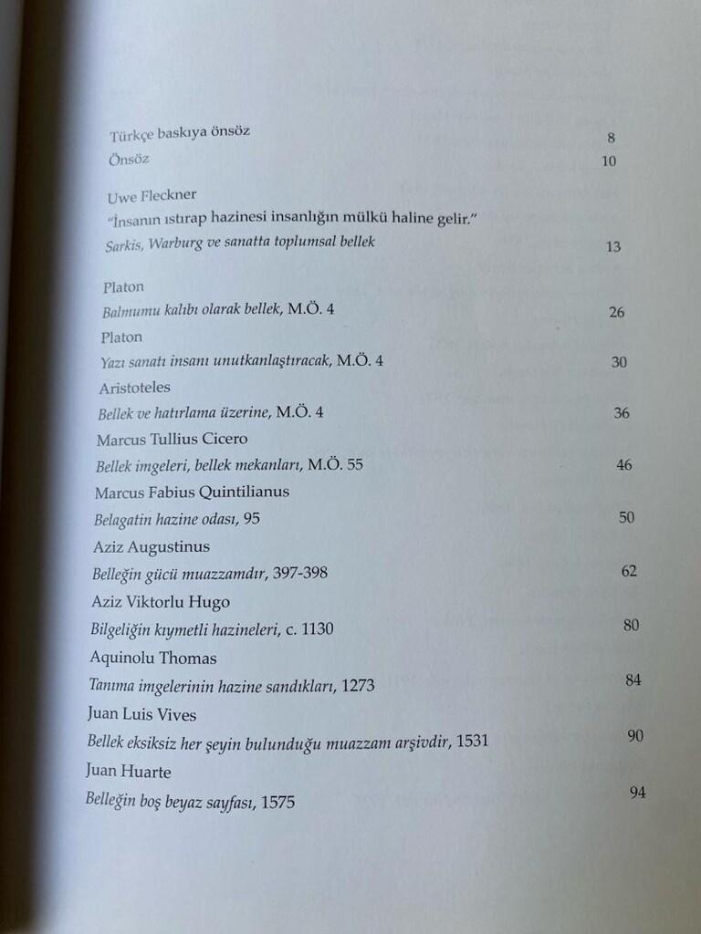 Mnemosyne’in Hazine Sandıkları / Fleckner Sarkis Platon’dan Derrida’ya - 3
