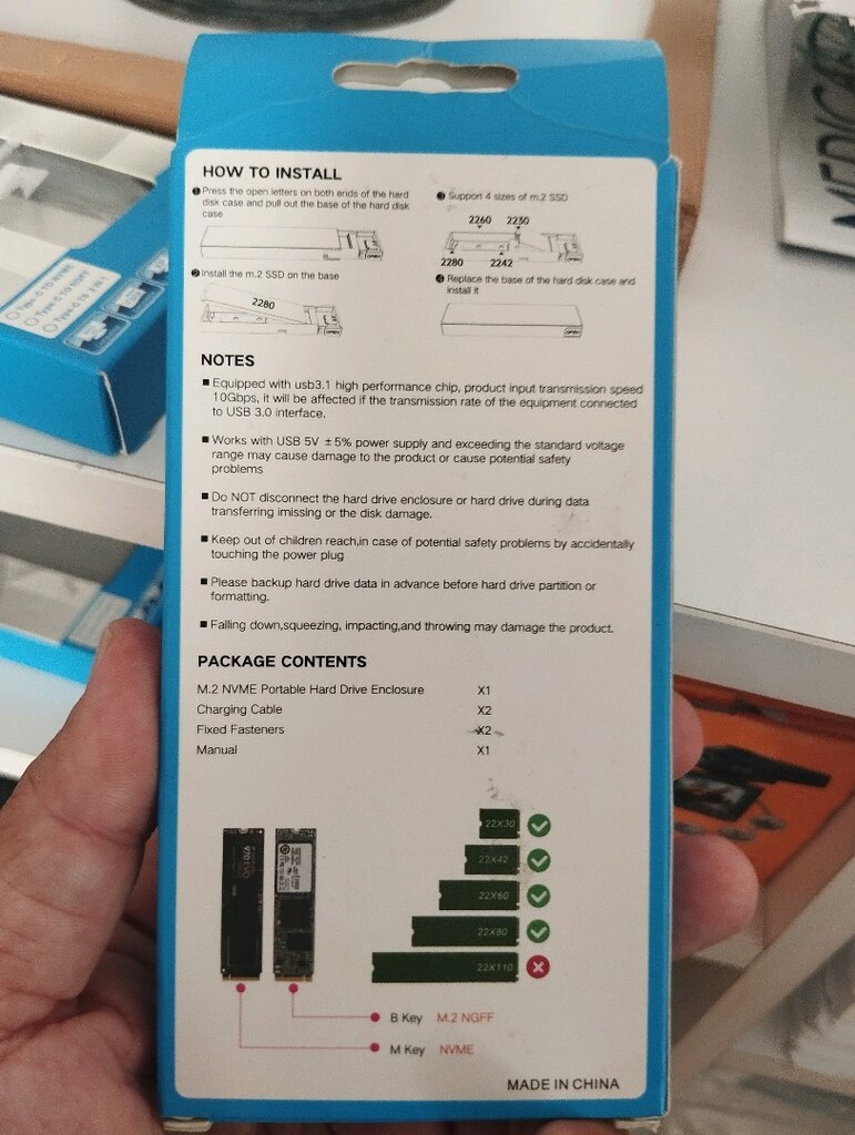 M2 SSD kutusu- NVMe & SATA Destekler - 2