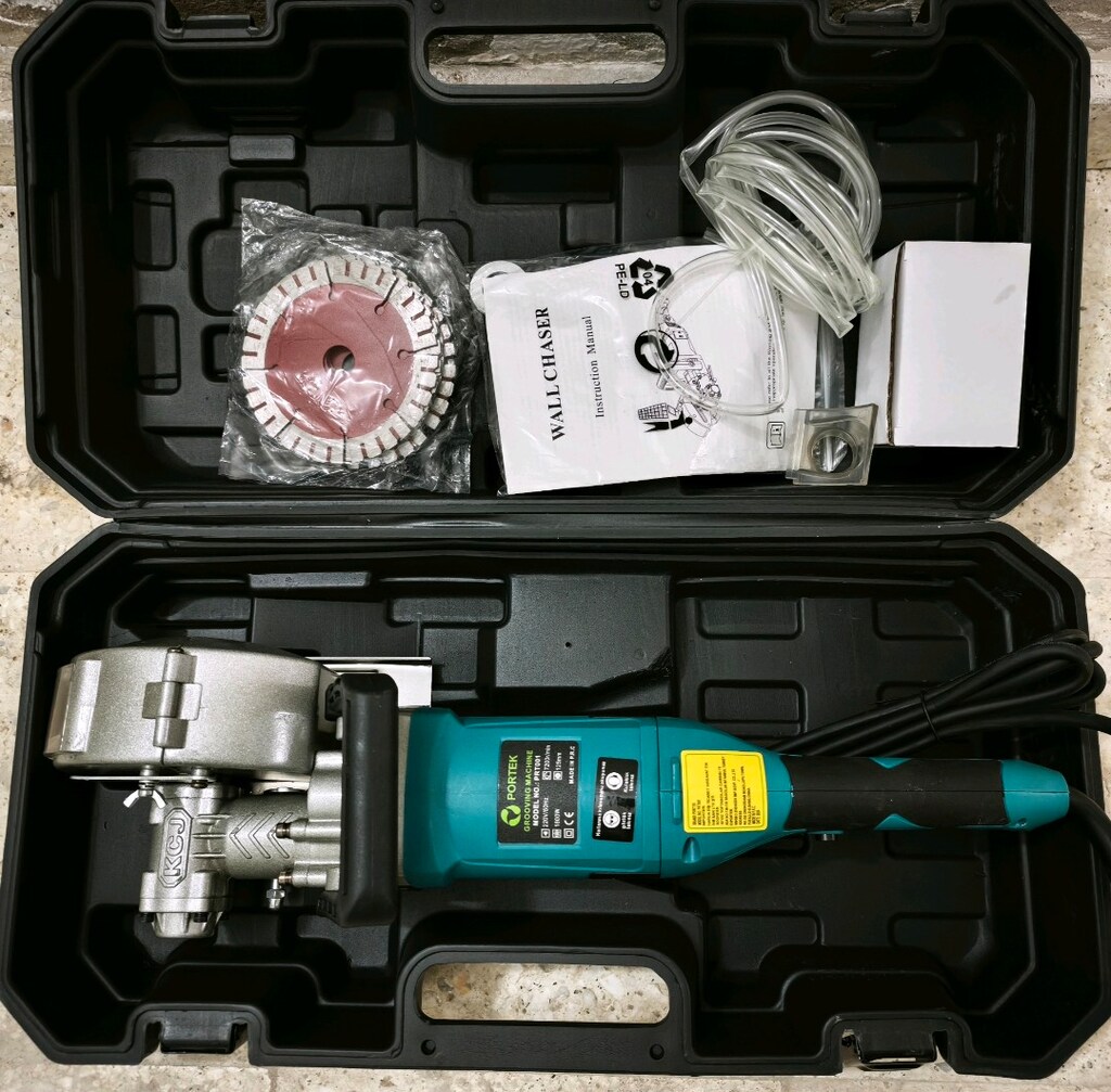 PORTEC KANAL AÇMA MAKİNASI 1800 W 7200 DEVİR SULU SİSTEM - 3