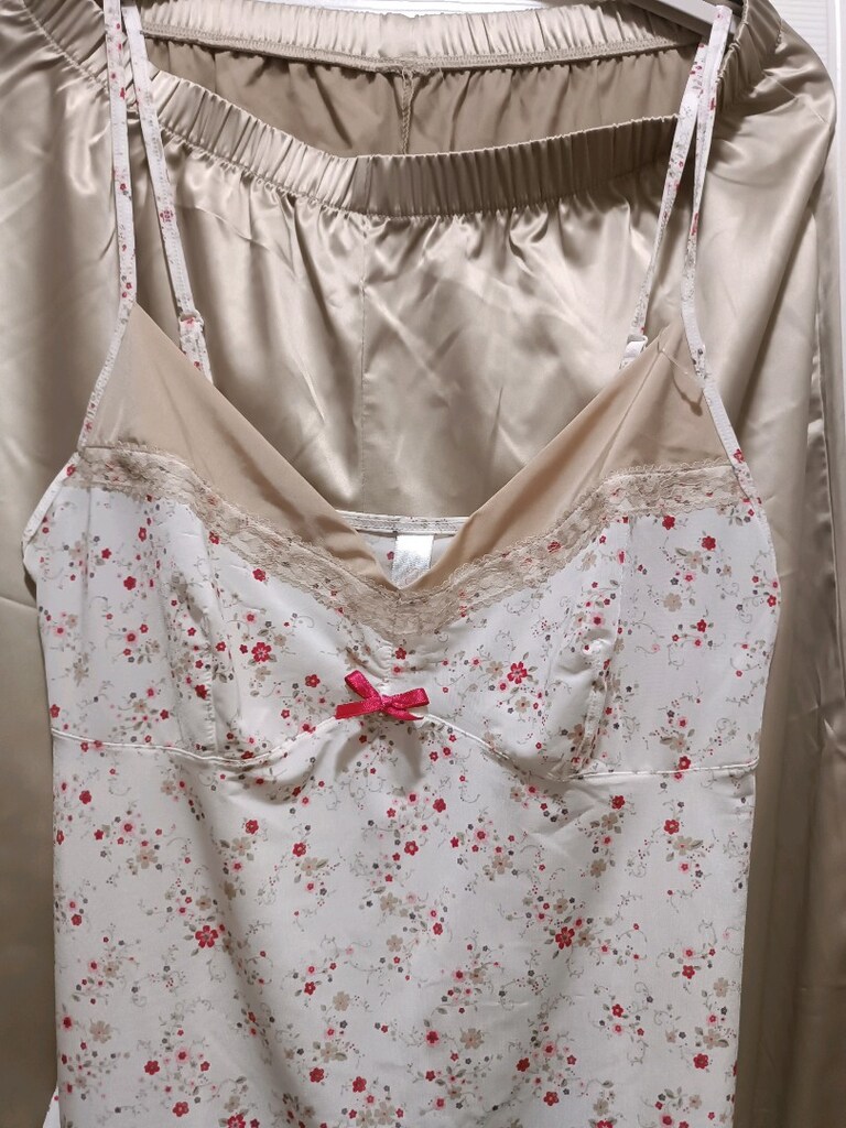 Suven polyester elastane M beden 3 lü pijama takım - 3