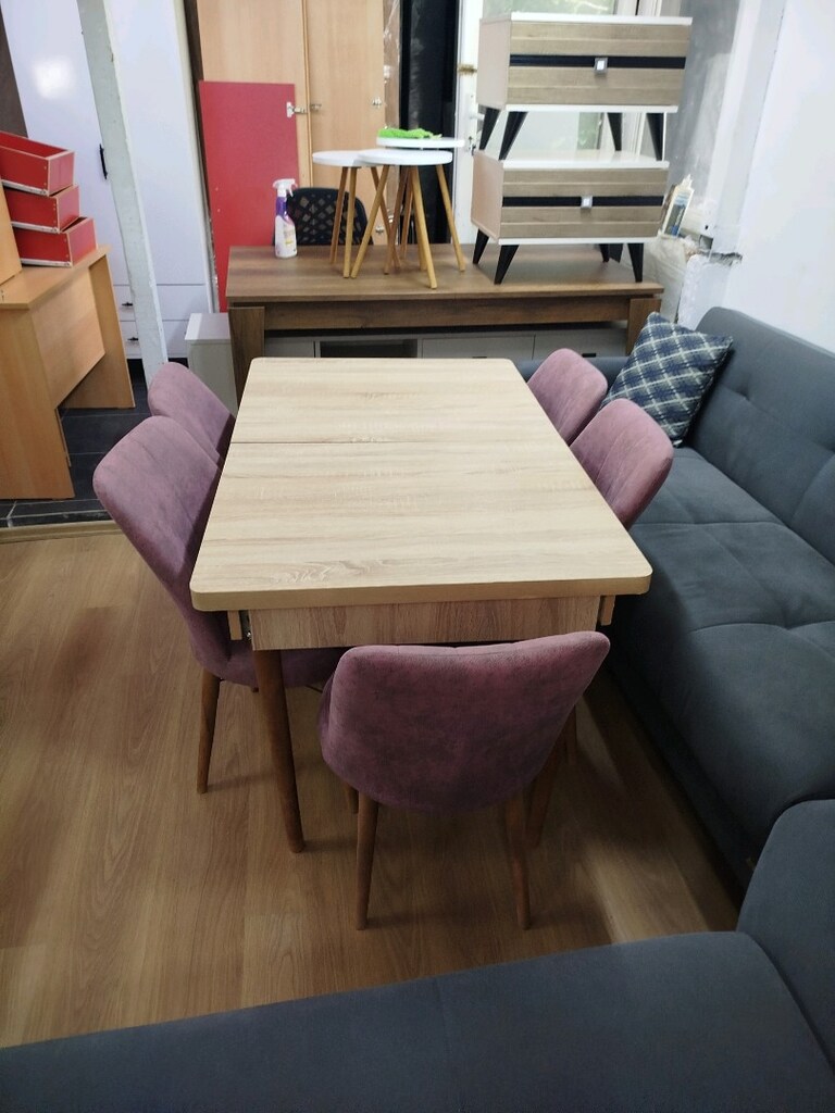 YEMEK MASASI VE 5 ADET SANDALYE - 5