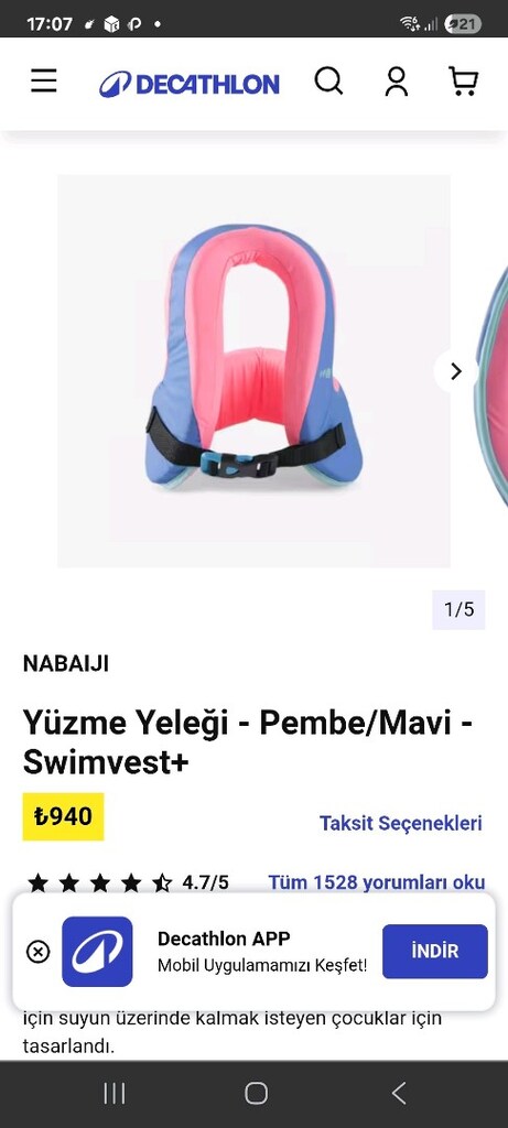 çocuk can yeleği