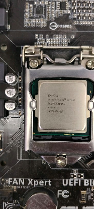 ASUS H81 ANAKART+İ5 4590+ CPU FANI - 3