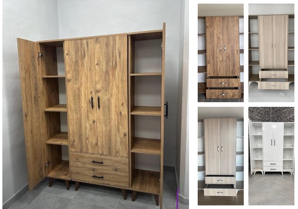 4 kapaklı elbise dolabı jvtnkhmufc - 5