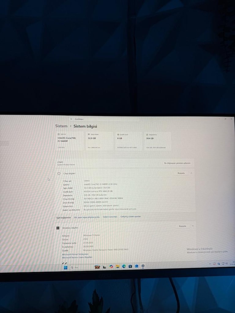 Full sistem oyuncu bilgisayarı” beyaz inci” - 3
