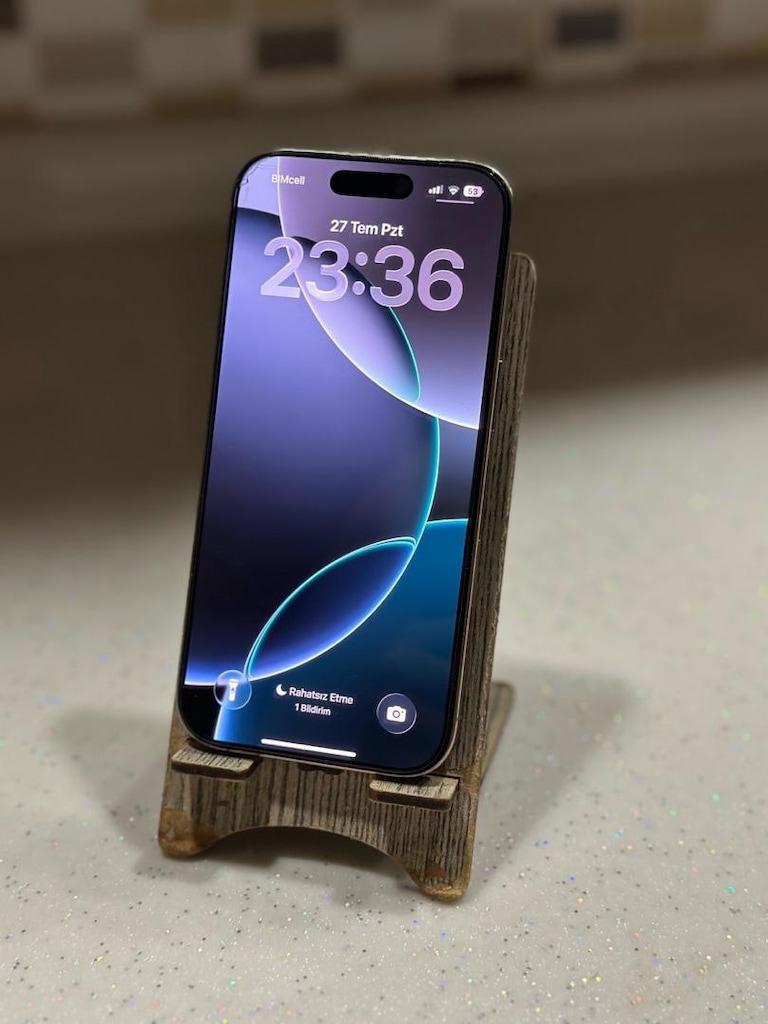PİL 91 ÇİFT FİZİKİ ORJINAL SERİ İPHONE 16 PRO ÇÖL(TAKSIT VARDIR) - 3