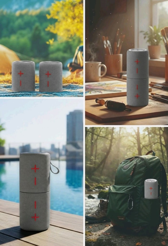Piranha-7852 Taşınabilir Bluetooth Hoparlör - 5