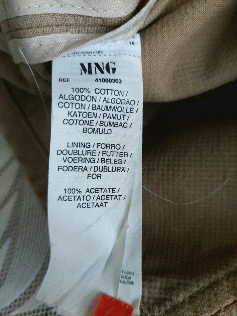 Mango torba cepli bej giy-çık Uzun Ceket - 10