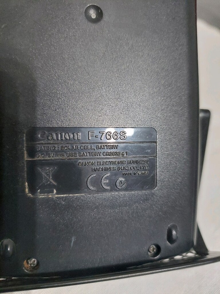 Canon Çok fonksiyonlu Hesap Makinası - 3