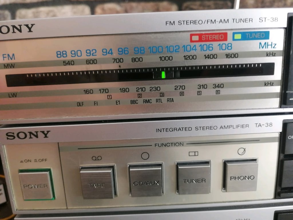 SONY ST/TA 38 Amfi & Radyo /Kozmetik Olarak Tertemiz - Sorunsuz - 4