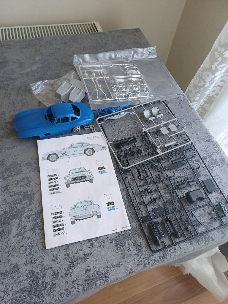 Mercedes Benz 300SL Gullwing 1:24ölçek - 4