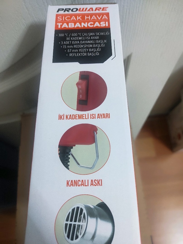 Proware Sıcak Hava Tabancası - 5