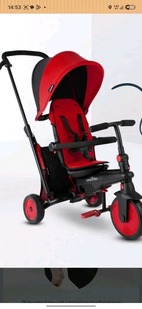 Smar Trike ebeveyn kontrollü 7 in 1 katlanır çocuk bisikleti - 8