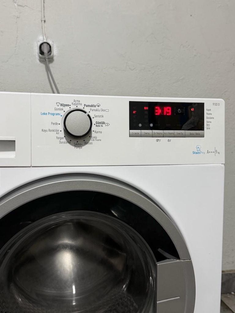 Arçelik 9 kg 1200 devir çamaşır makinası tertemiz - 2
