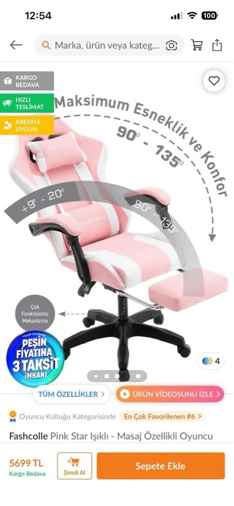 Pembe Oyuncu Koltuğu Ankara