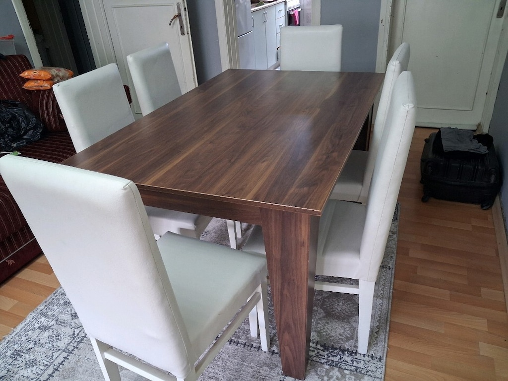 6 kişilik yemek masası takımı - 3