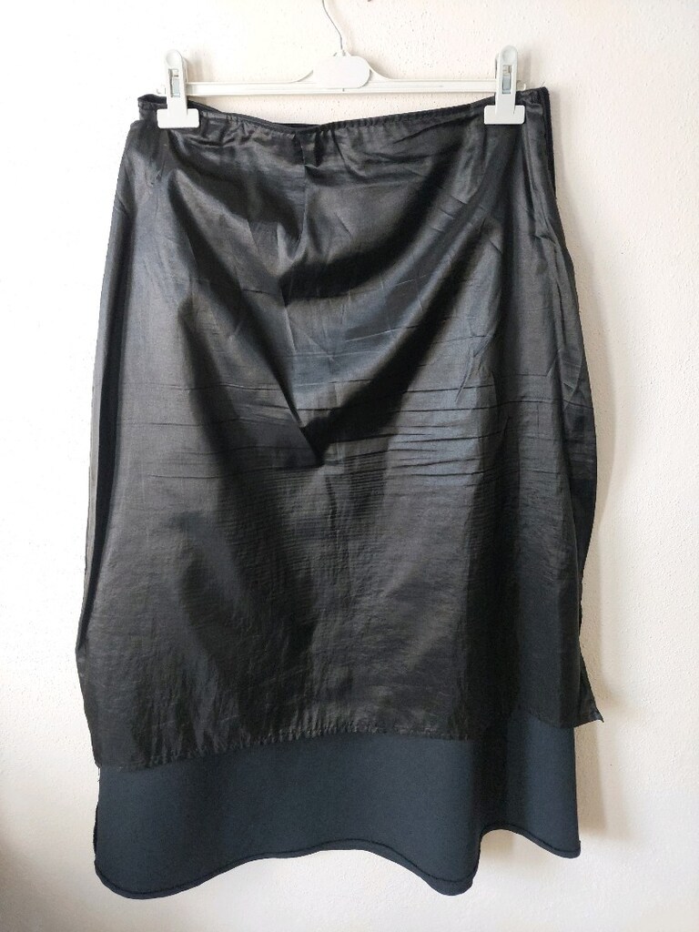 Bayan lacivert normcore uzun etek - 5