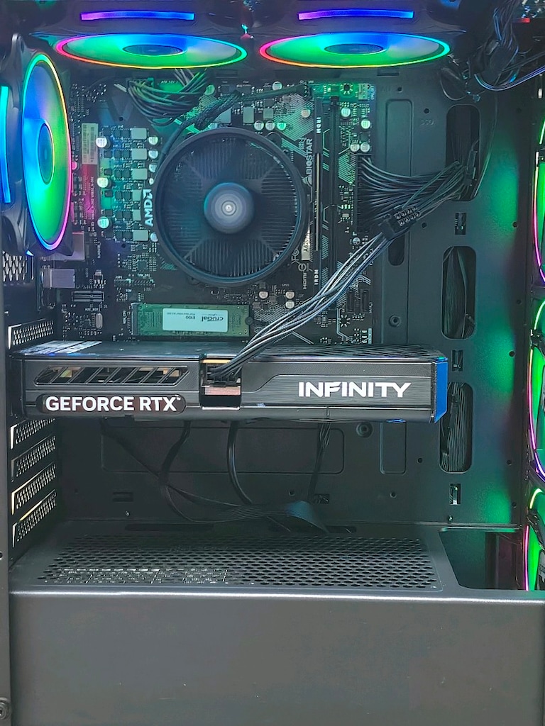 RTX 5060 RYZEN5 7500F 16GB RAM 512GB M2SSD 650W QUANTUM KASA - 4