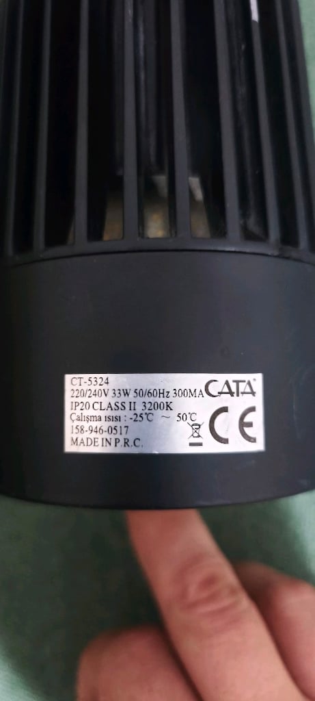 CATA CT-5324 33W 3200K Ray Spot LED Armatür - 4