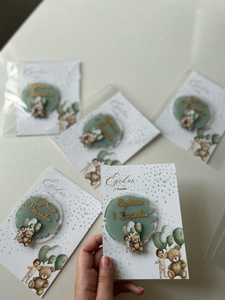 Kişiye Özel Figürlü Magnet & Hediyelik Kart - 2