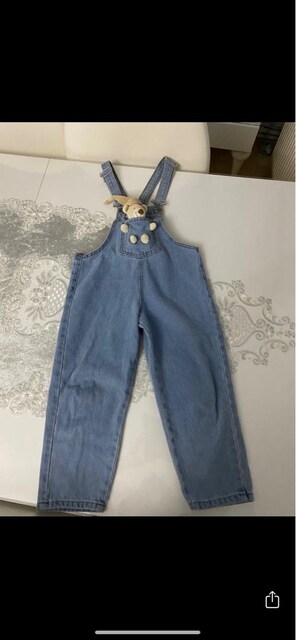 Zara Oyuncaklı Kot Salopet