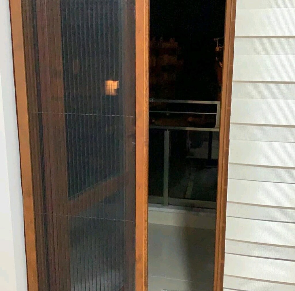 SİNEKLİX Akordeon Sürgülü Kapı Sinekliği | Özel Ölçü | Montajsız - 16