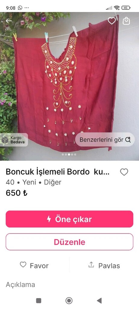 kumaş işli saten