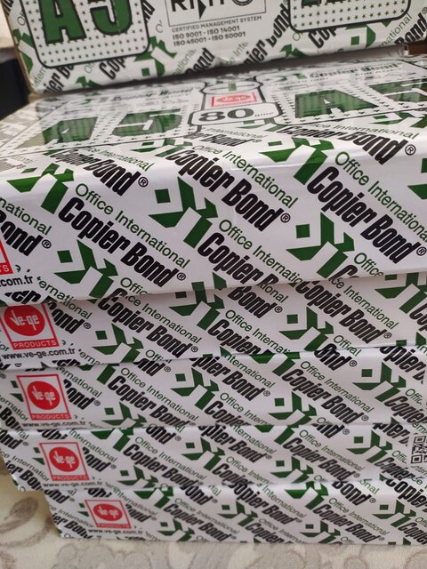 2 koli Copier Bond 80gr A5 Kağıt