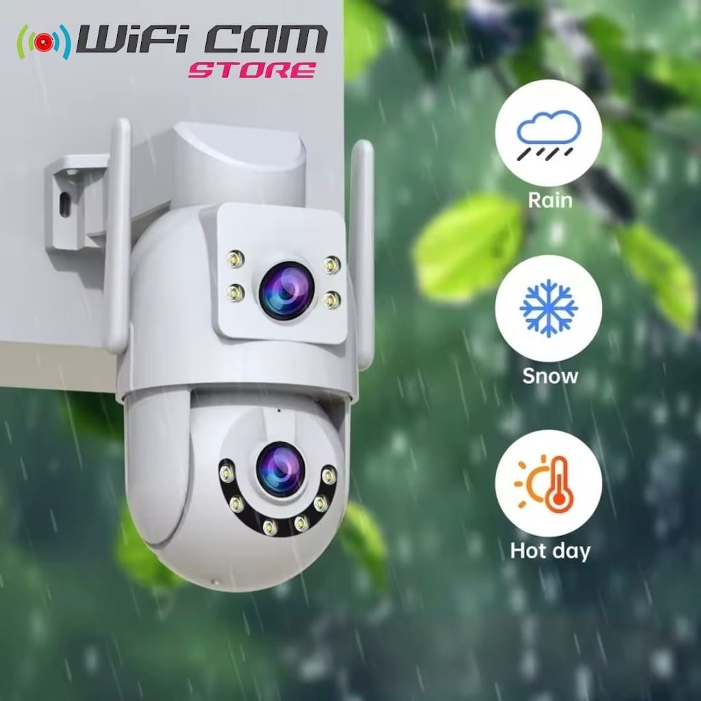 İnox X116 Mini 3+3MP Çift Lens Wifi Güvenlik Kamerası - 2