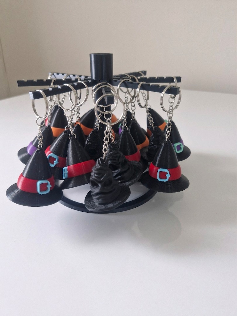 cadı şapkası anahtarlık set - 2