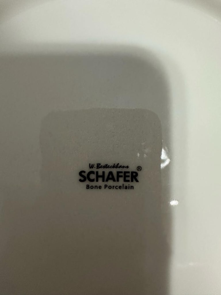 Schafer kare bone 12 kişilik 85 parça yemek takımı - 5