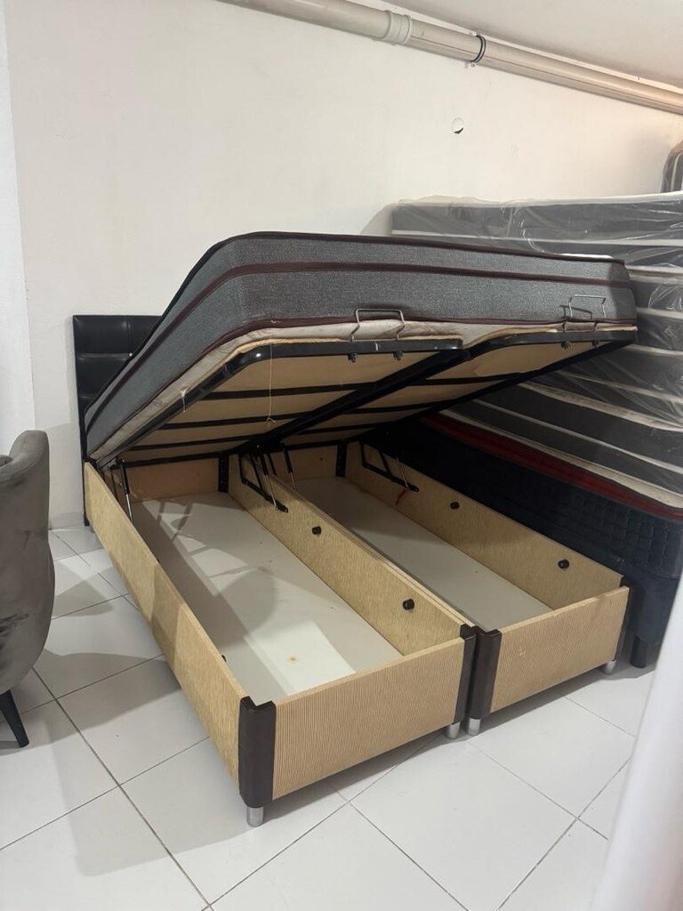 çift kişilik baza başlık yatak 150x200 - 4