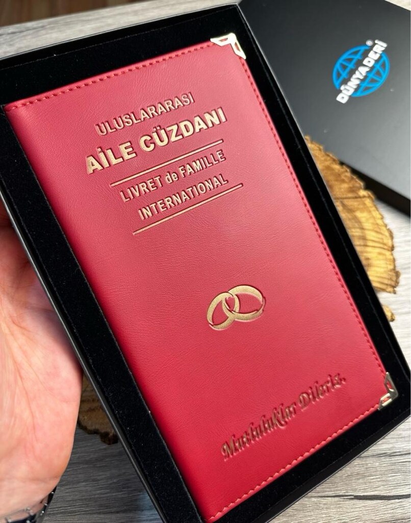 Aile Cüzdanı Kılıfı, Evlilik Cüzdanı Kılıfı - 5