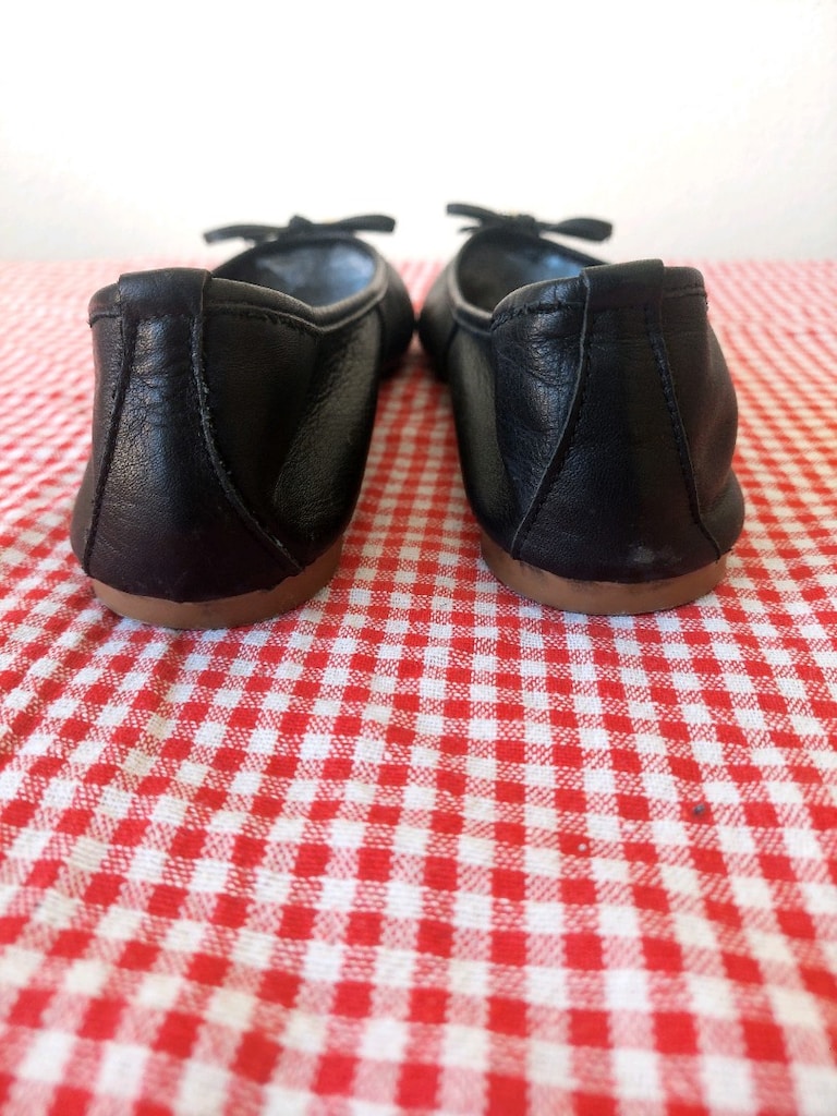 Nine West Fiyonklu Siyah deri Babet - 7