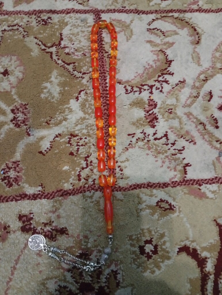 opal kesim sıkma kehribar tesbih - 3