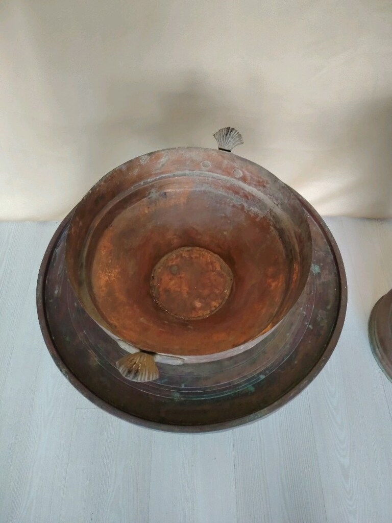 İKİ ADET ANTİKA BAKIR MANGAL - 8