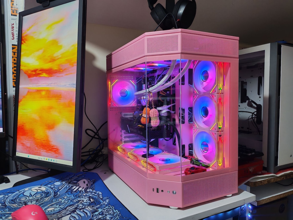 Acegeek Icecube 7 FANLI PEMBE AKVARYUM KASA BOŞ - 9