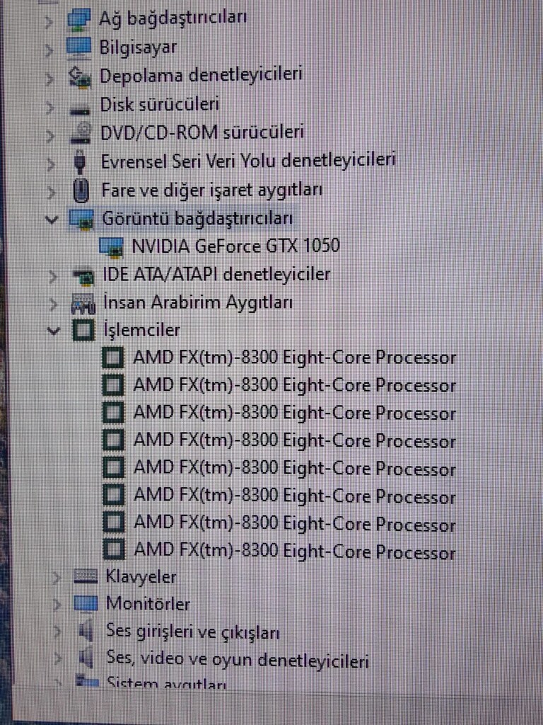 AMD FX 8300 - ASUS ROG STRİX GTX 950- 8 GB RAM - 11