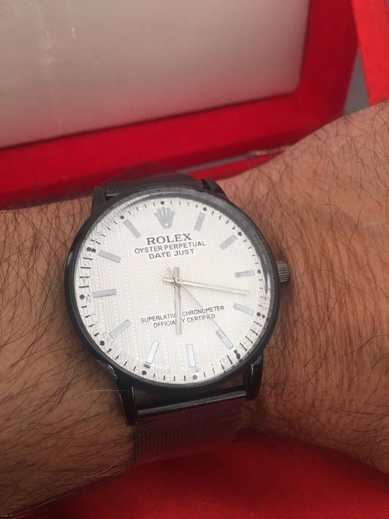 Rolex Date Just erkek kol saati... - 5
