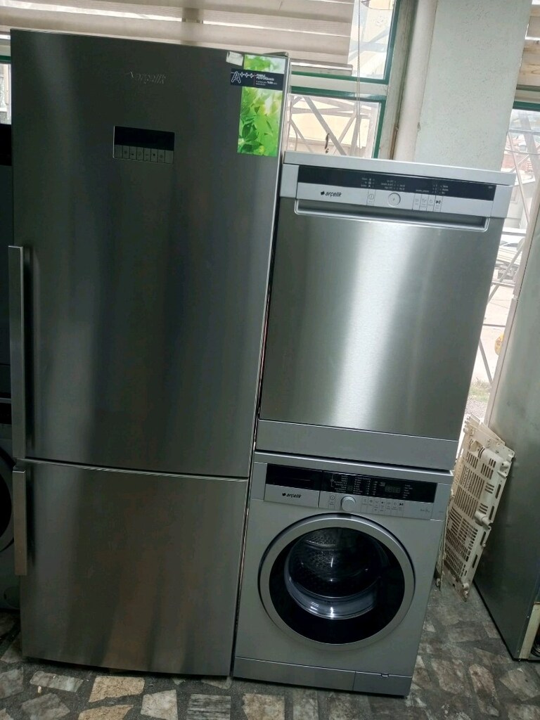 Arçelik 3'lü set Buzdolabı çamaşır bulaşık makinesi - 5