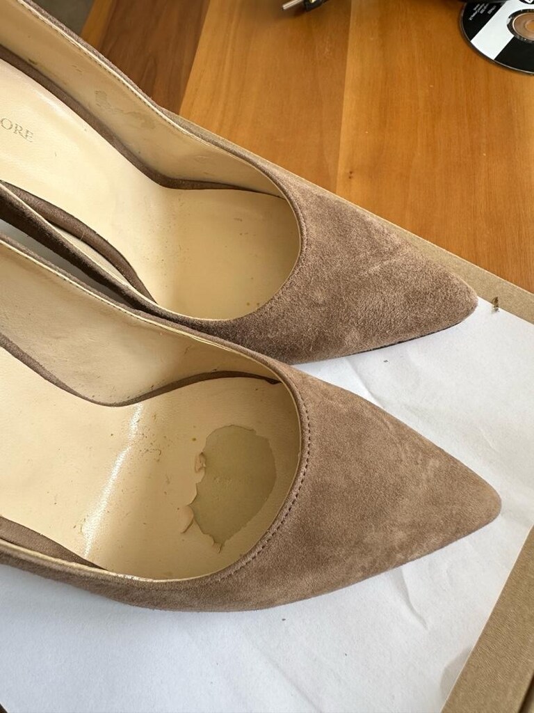Shoes&More Sütlü Kahve Süet Stiletto - 2