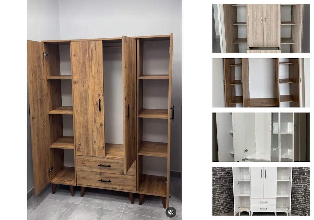 4 kapaklı elbise dolabı zagmjztrje - 3