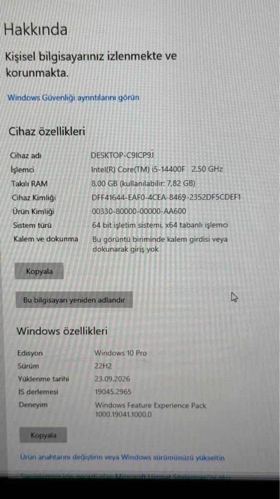 i5 14.nesil ddr5 sistem Gtx 1660ti - 5