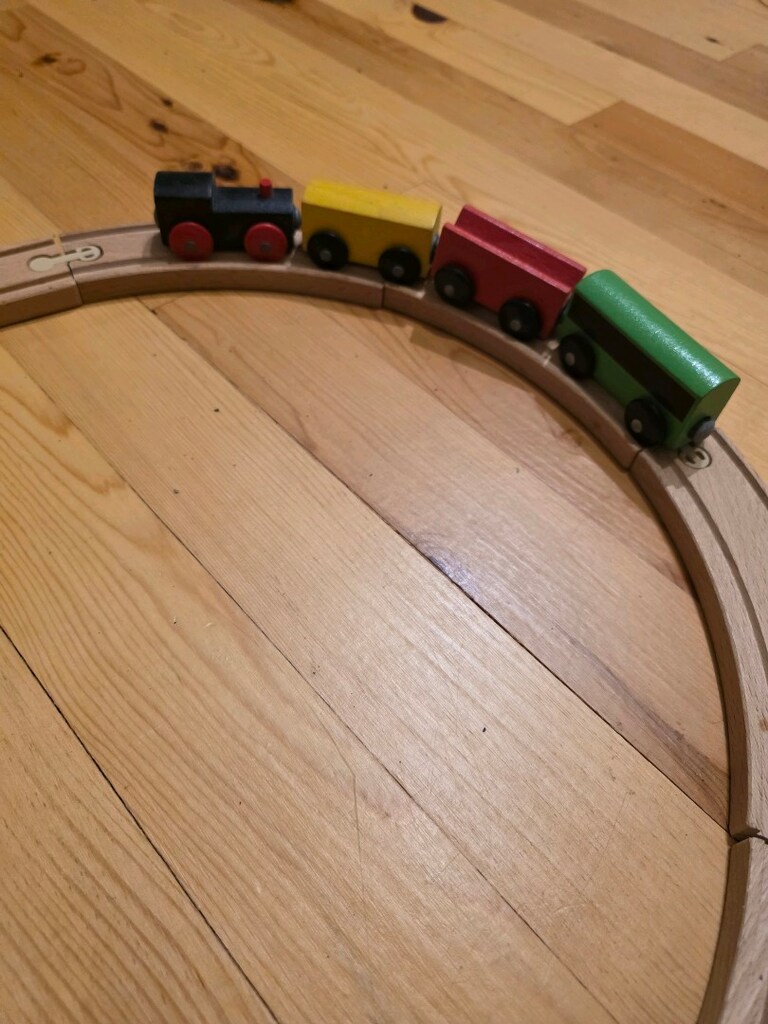 ahşap tren seti - 4