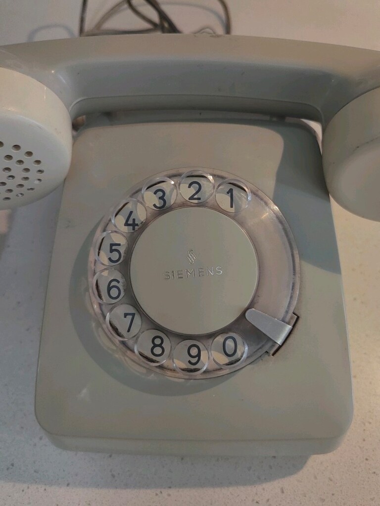 Antika Siemens Çevirmeli Telefon - 3