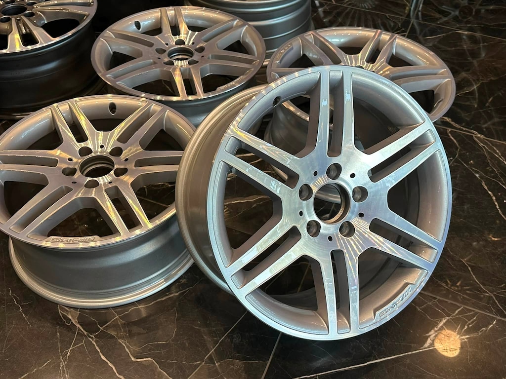 17 JANT 5X112 ORJİNAL MERCEDES VW SEAT SKODA AUDİ HATASIZ TEMİZ - 2