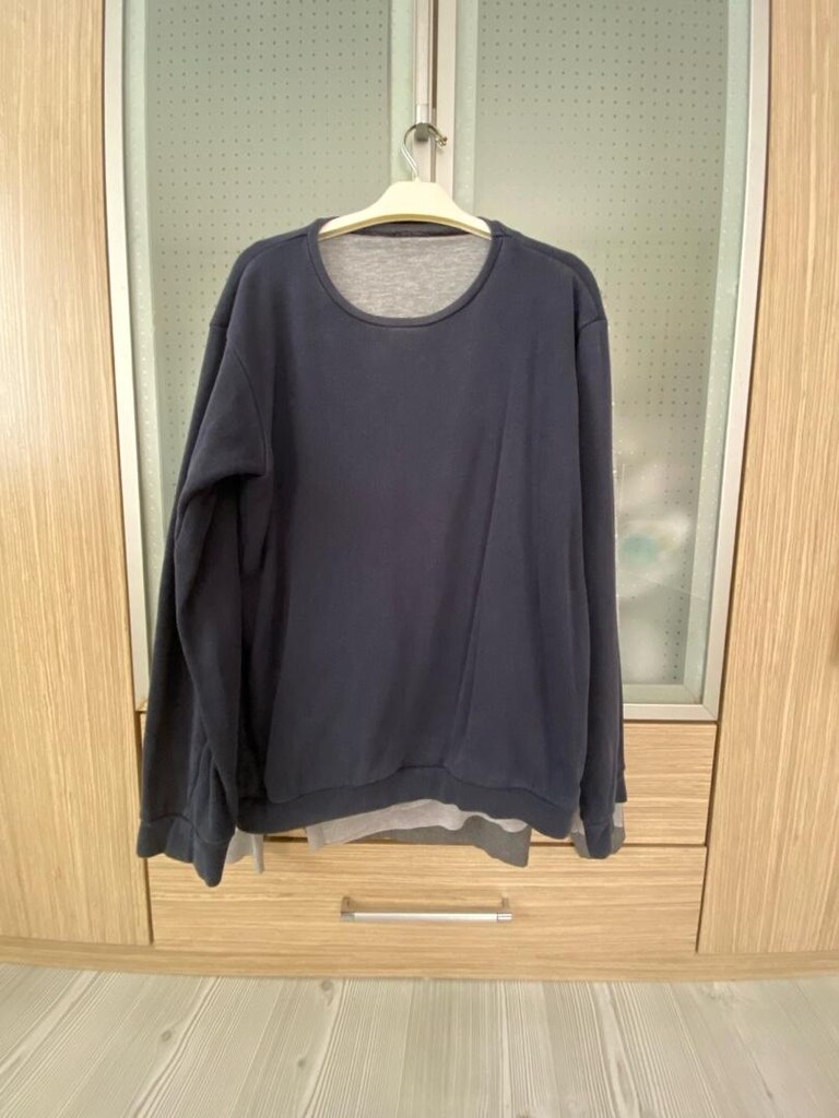 Lacivert bisiklet yaka sweatshirt - 2